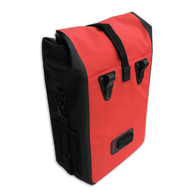 Enkele fietstas elektrische fiets valley 18l - rood