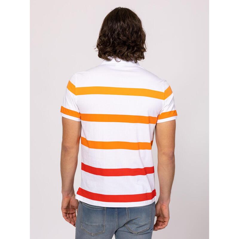 Tricou cu mânecă scurtă, cu guler, pentru bărbați DUFFY