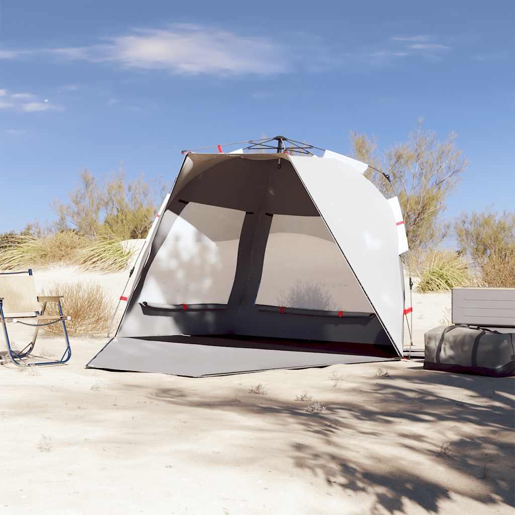 Tienda de playa VidaXL impermeable para 3 personas con liberación rápida 3/7