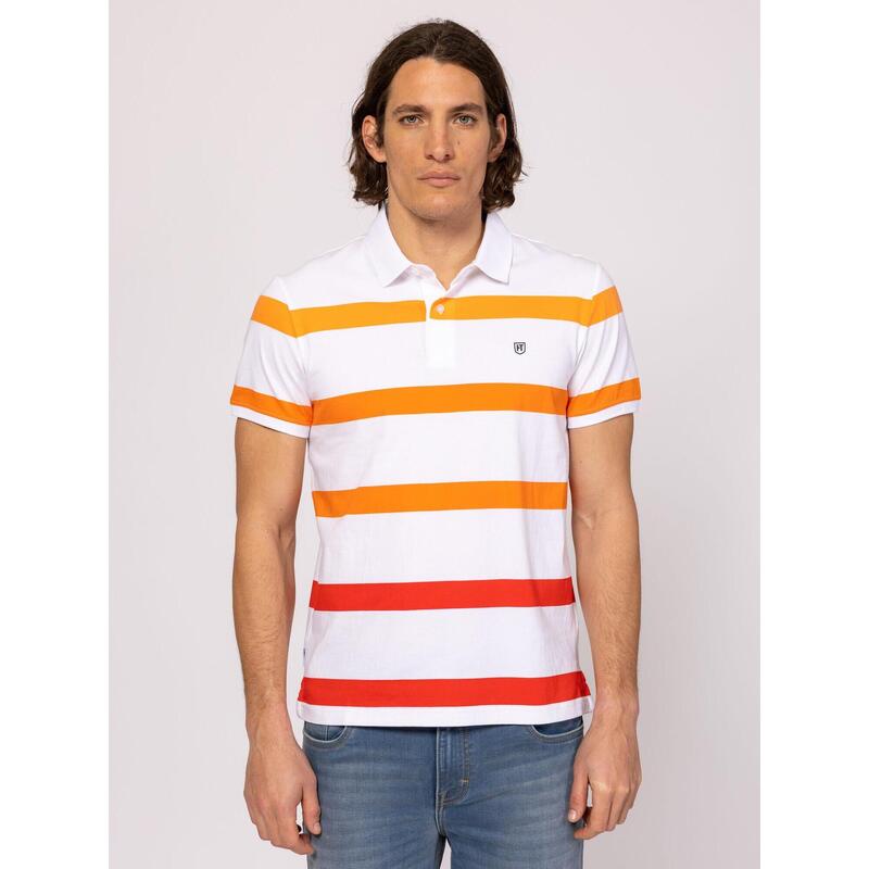 Tricou cu mânecă scurtă, cu guler, pentru bărbați DUFFY