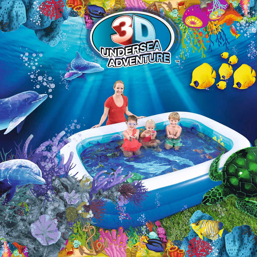 Piscina Hinchable Autoportante Infantil Bestway 262x175x51 cm 2 Gafas 3D y Tesor 7/7