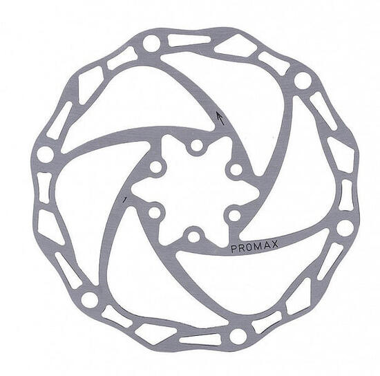 Disque de frein Promax pour la confirmation de 6 boulons - 160 mm