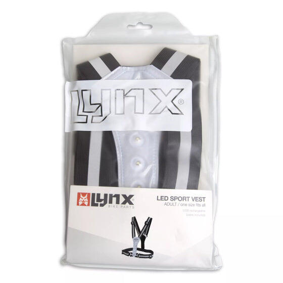 Lynx Harnas USB LED Sport Vest Black 4/4
