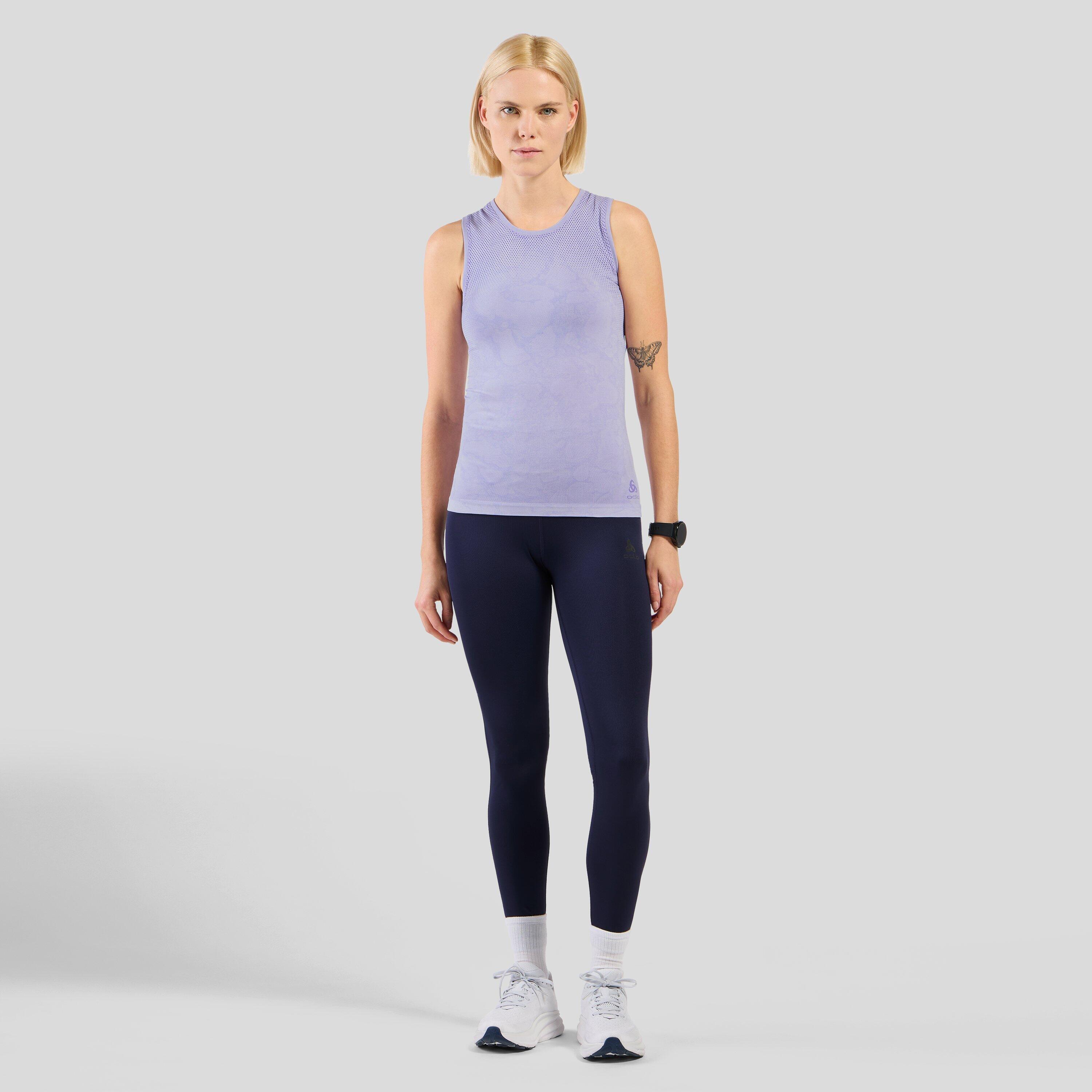 Legging da corsa Odlo Essentials da donna Blu scuro 5/7