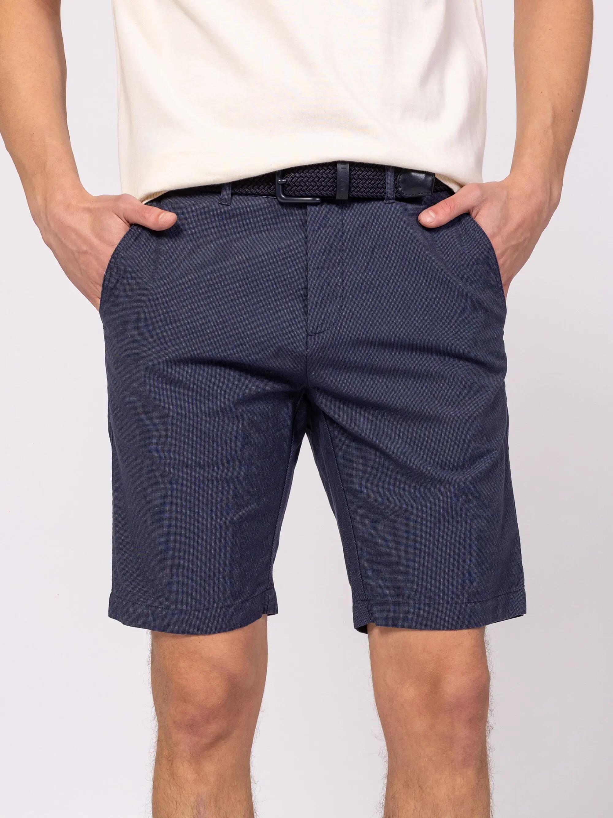 Pantaloni scurți din in pentru bărbați WALKER 5/5