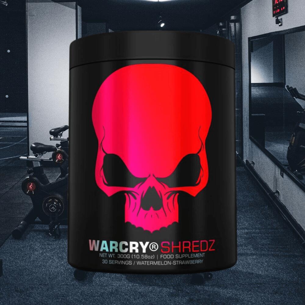 Genius Nutrition WARCRY Shredz (30 Serv) Watermelon Strawberry 2/3