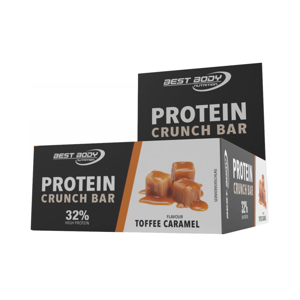 BEST BODY NUTRITION Best Body Nutrition Protein Crunch Bar 33% (12x35g) Toffee Caramel - Repen