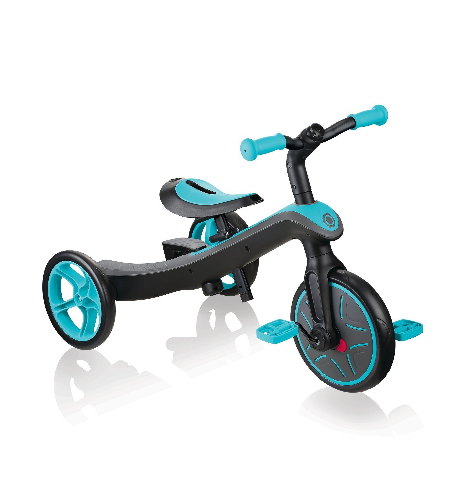 Globber Trike Explorer 2 in 1 in Teal 2/7