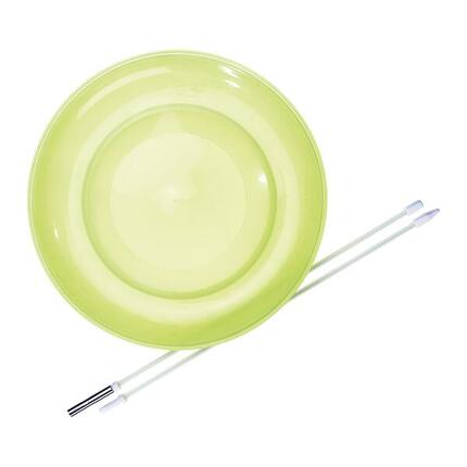 ASSIETTE CHINOISE JAUNE AVEC BAGUETTE ABS