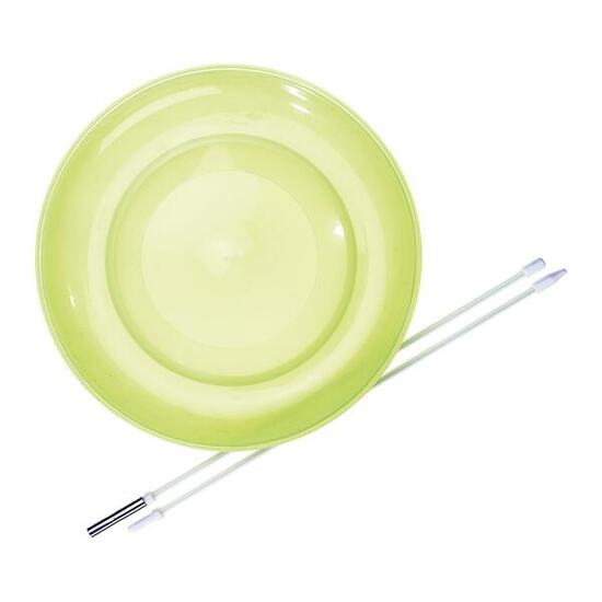 ASSIETTE CHINOISE JAUNE AVEC BAGUETTE ABS