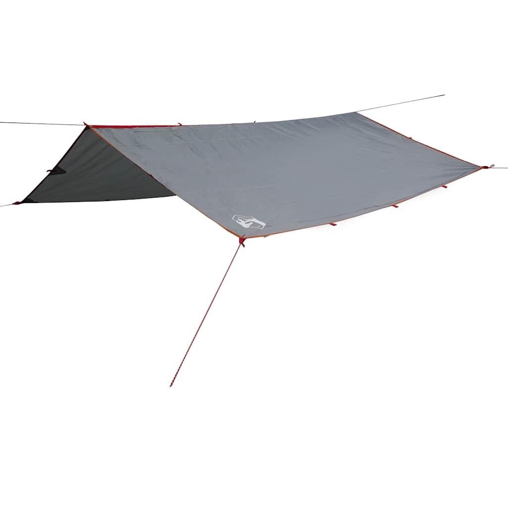 VidaXL Toldos de Camping Impermeables 360x294 cm Gris y Naranja 2/7