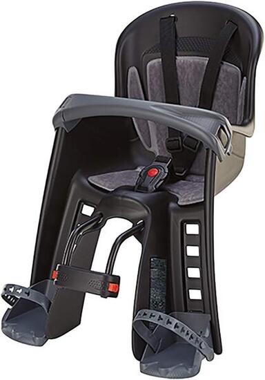 Polisport Bilby Kindersitz für Fahrrad - Schwarz-Grau