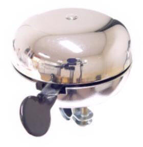 Cloche de Vélo Widek Ding Dong - Chrome Ø80mm pour un Son puissant 1/1