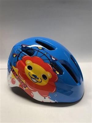 Limar kinderhelm happy lion blauw 46-52cm