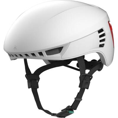 Casco bici CRNK Genetic Alpha M 52-56 cm bianco con LED integrato