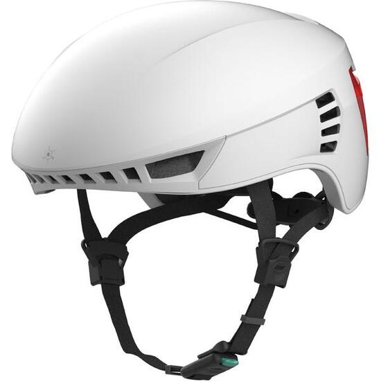 Casco bici CRNK Genetic Alpha M 52-56 cm bianco con LED integrato
