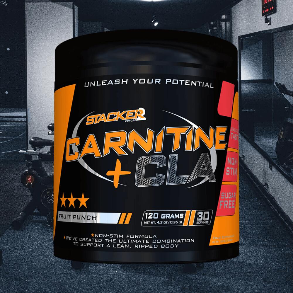 Stacker2 Carnitine + CLA (30 Serv) Fruit Punch - Régime et gestion du poids 2/3