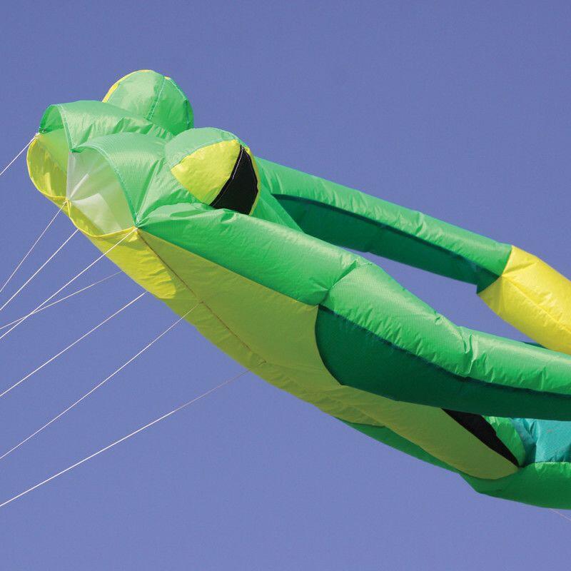 Einleiner Drachen Wolkensturmer Fritz the Frog XL 160635 Grün 480 x 150 cm 2/7