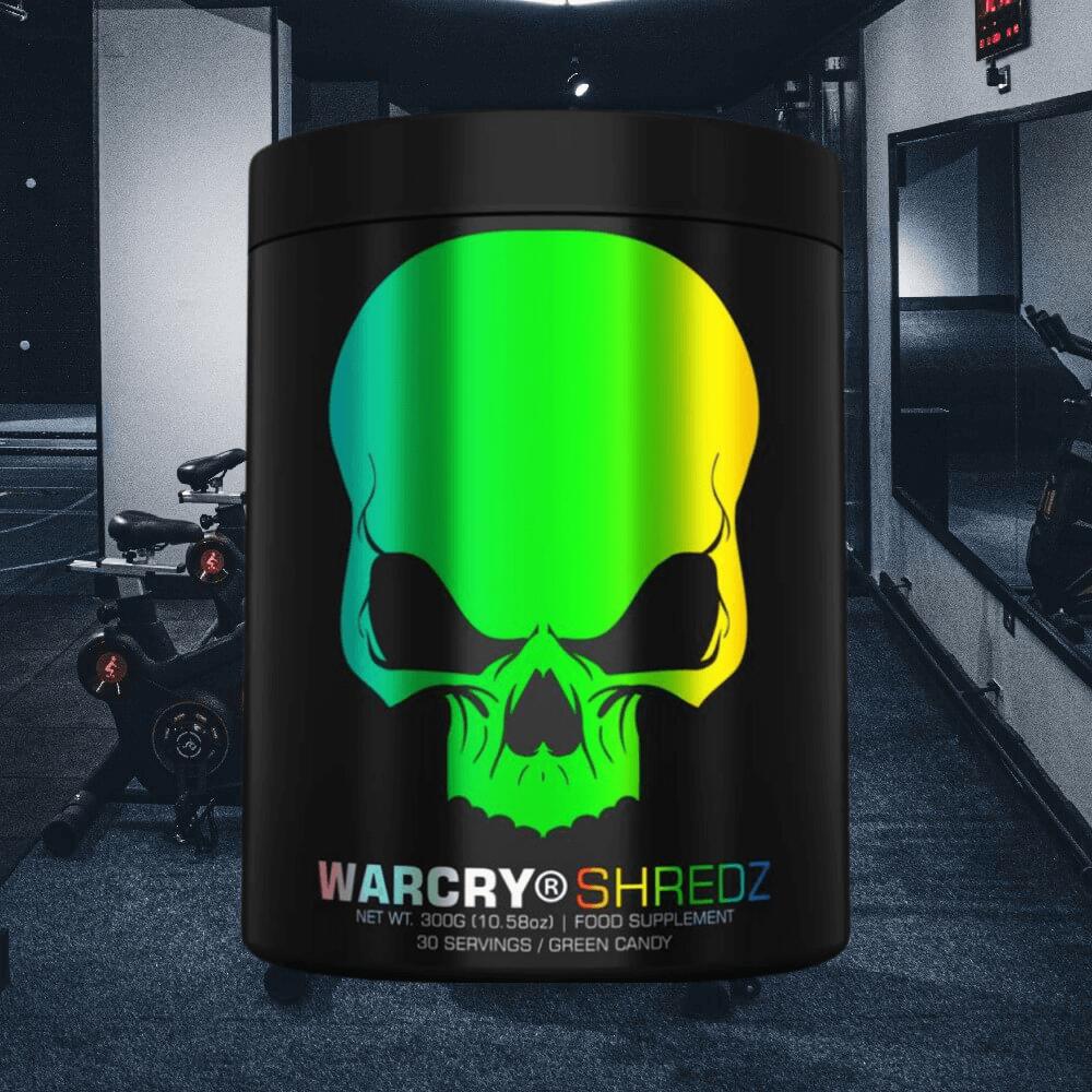 Genius Nutrition WARCRY Shredz (30 Serv) Green Candy 2/3