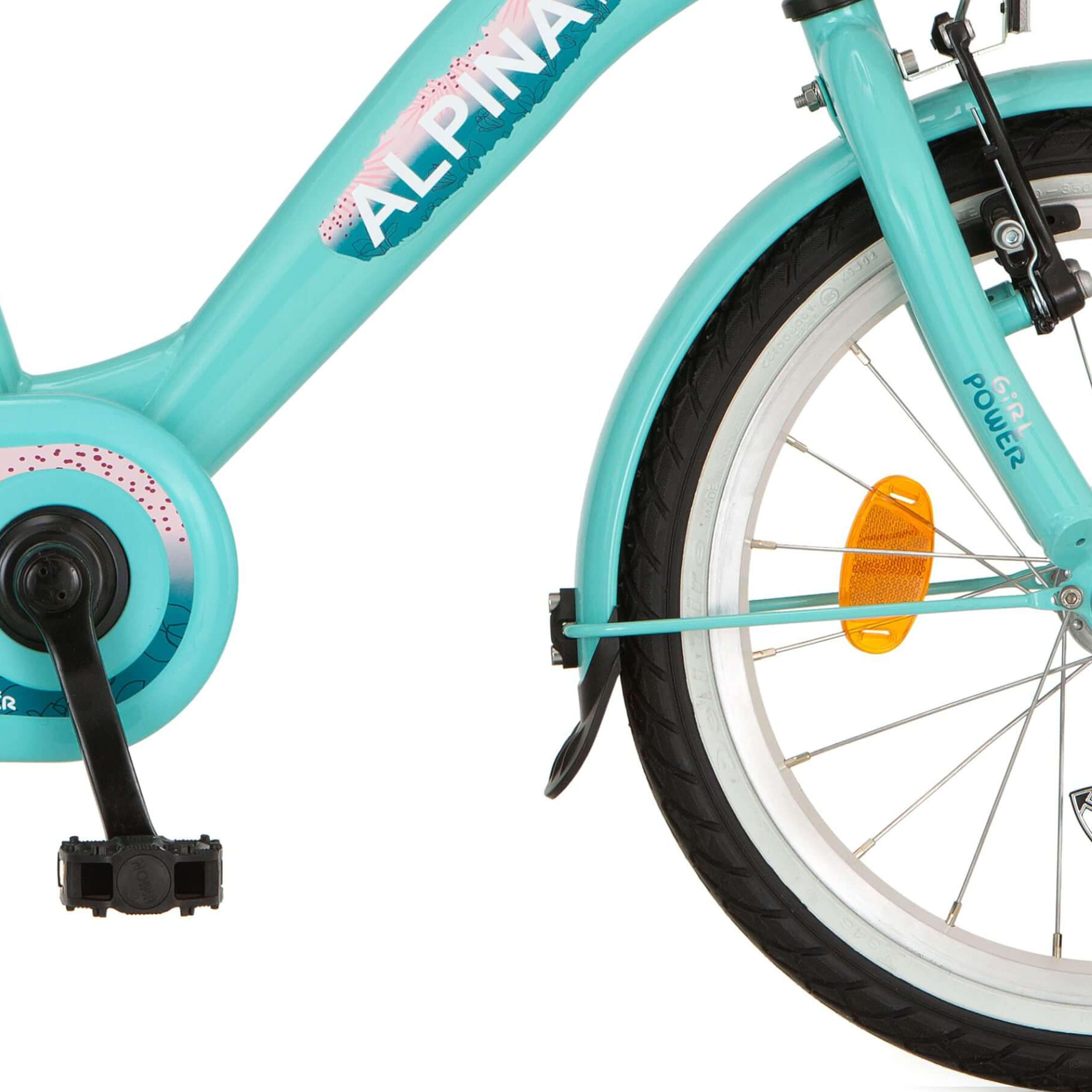 Zestaw błotników Alpina 18 inch miętowy