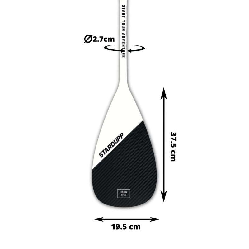 Carbon SUP Paddel – leichtes Paddel für Stand Up Paddling, 3-teilig SD-105 6/6