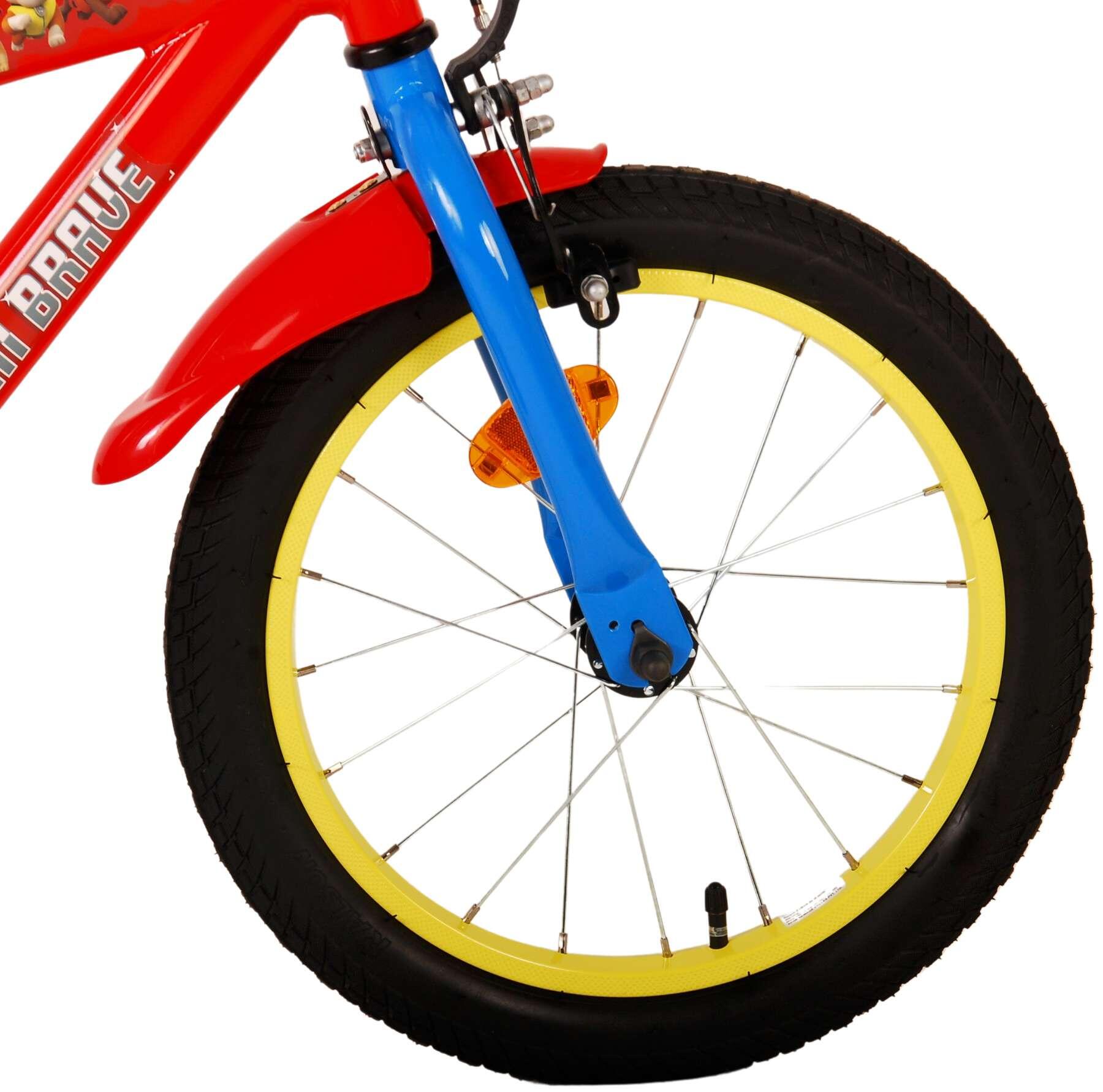 Paw Patrol Kinderfiets - Jongens - 16 inch - Rood en Blauw 5/7