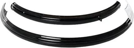 Schutzblechset für Oma Fahrrad 28 Zoll Stahl schwarz