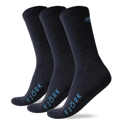 Chaussettes Classic Cut – Pack de 3 en laine mérinos