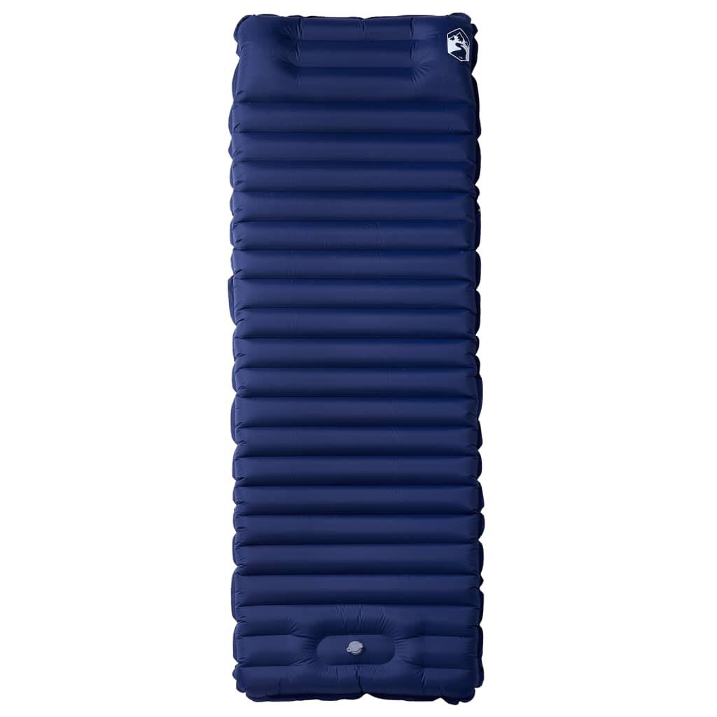 Colchón de Camping Autoinflable de Vidaxl con Almohada - Azul Marino 2/4