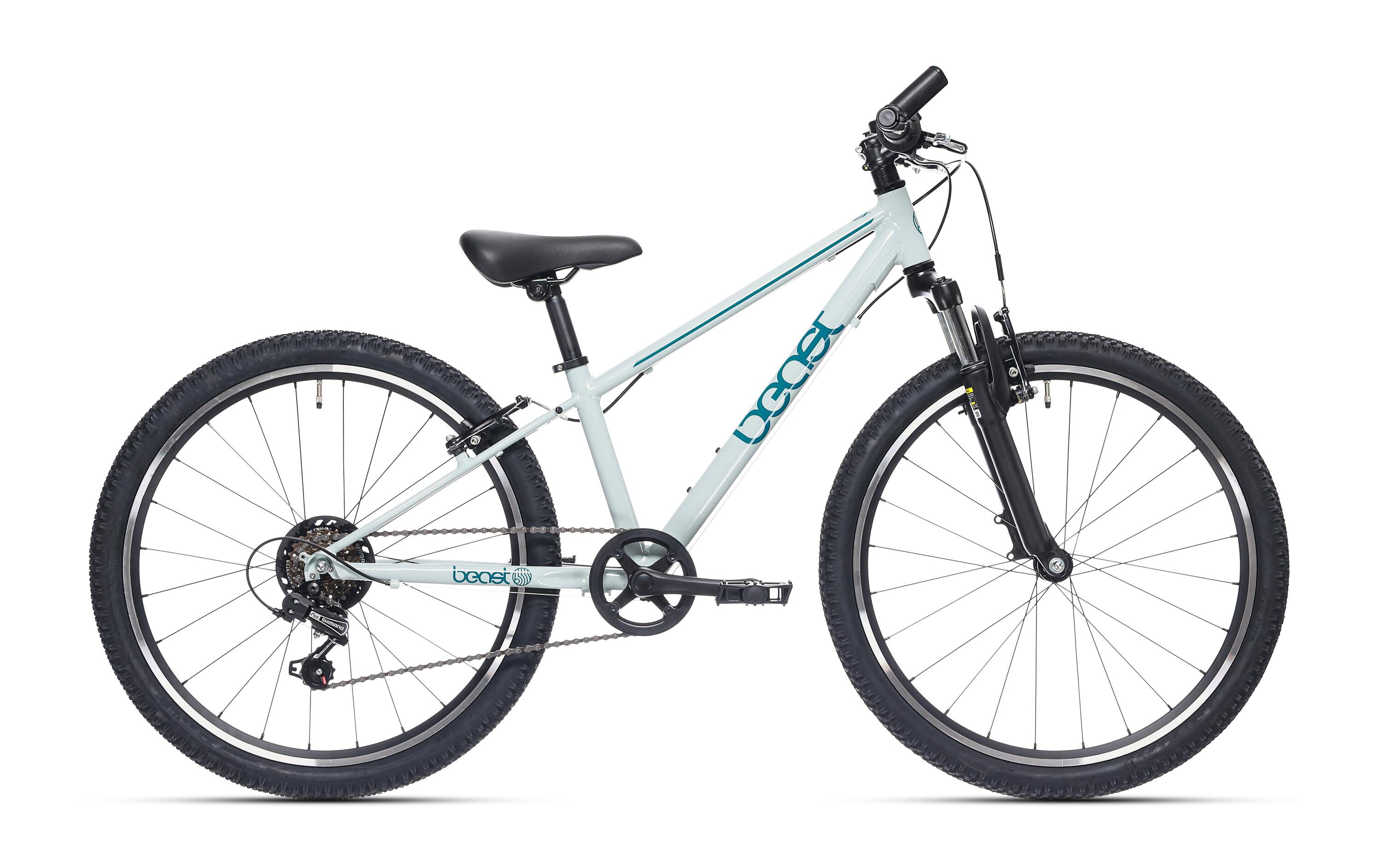 Bikefun Kinderfiets The Beast 24 Inch - 6 Versnellingen V-Brake Seagrass 2/2