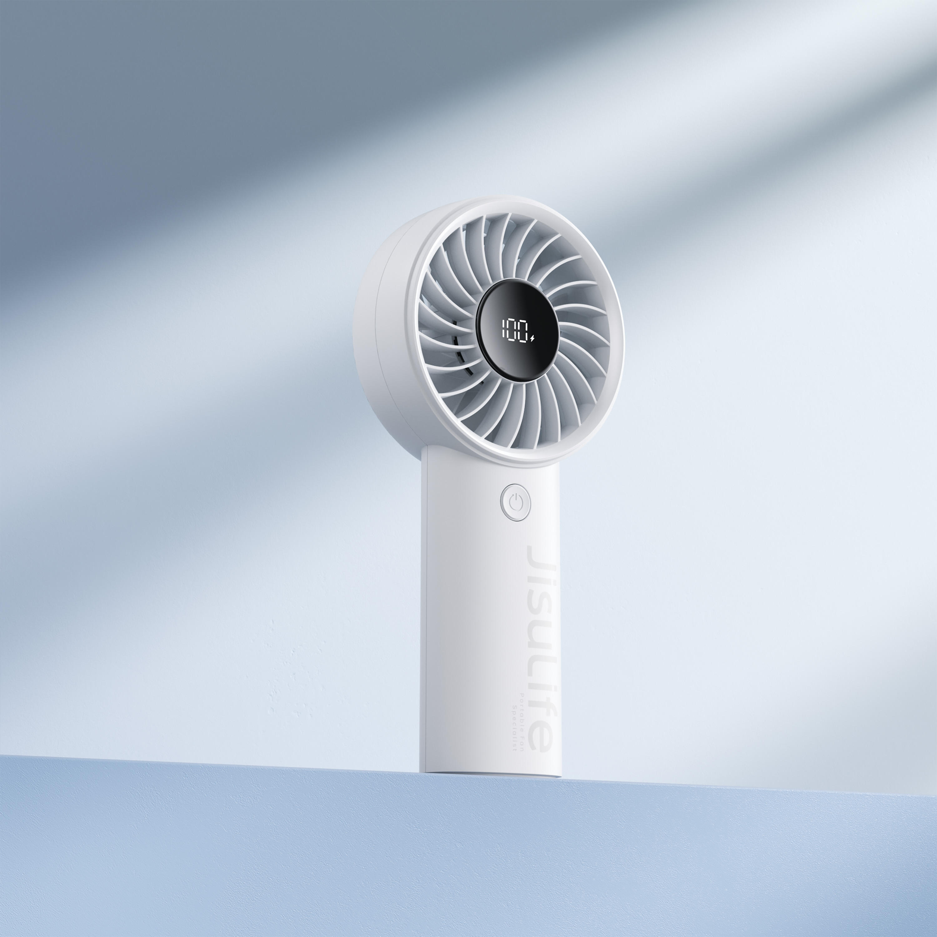 Jisulife ventilador portátil de mano Life 4 3600 mAh, blanco 2/5