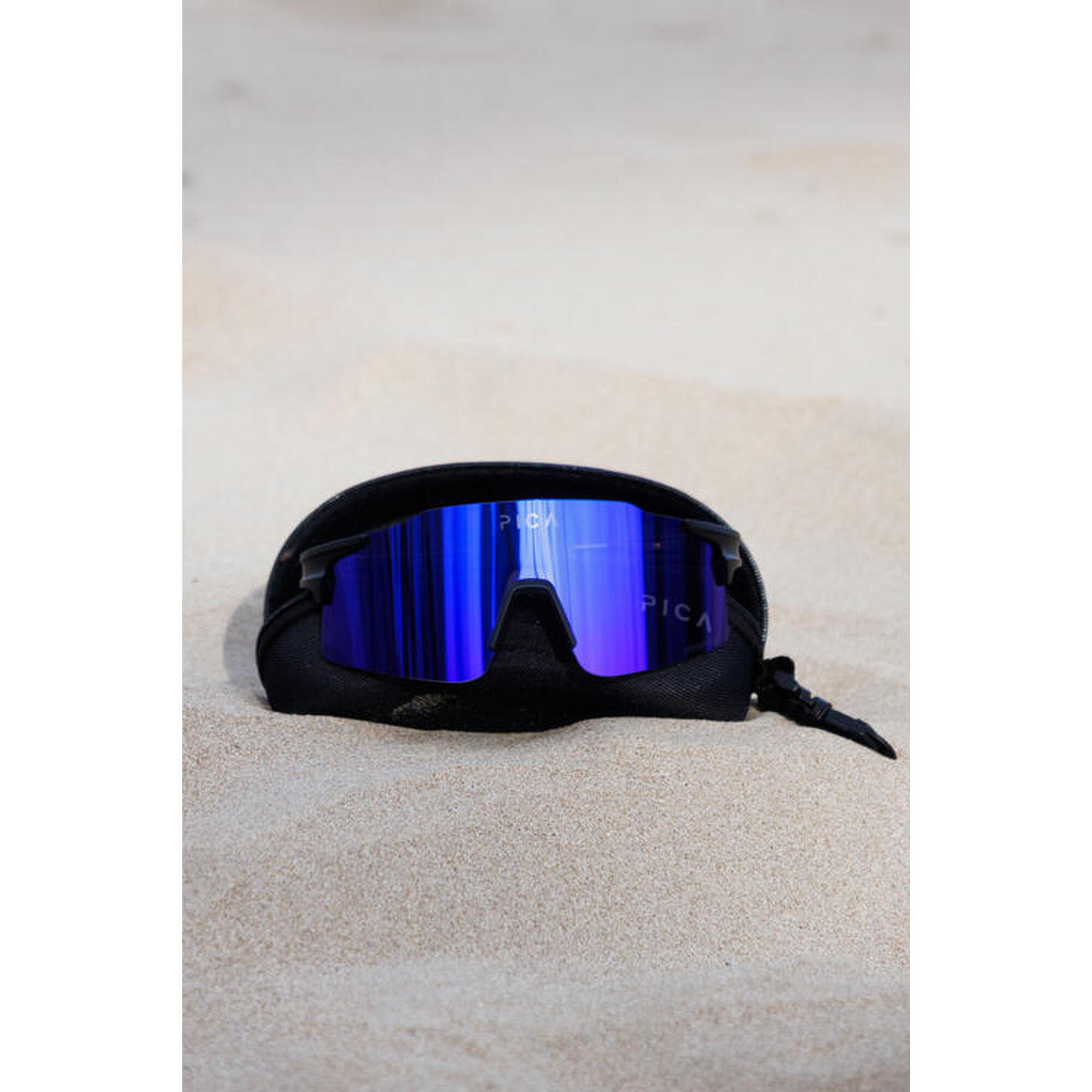 Okulary na rower TREZADO PICA ORRU fotochromowe niebieskie