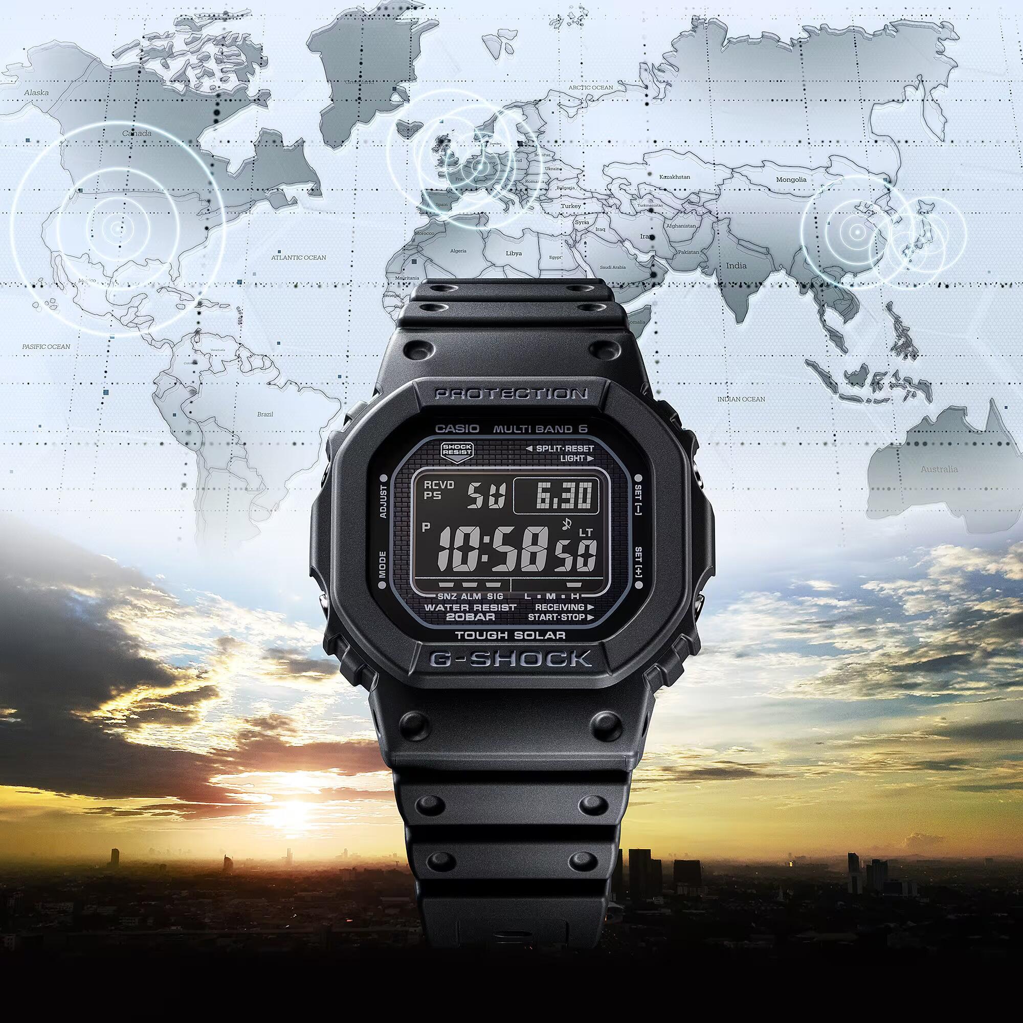 Mens Watch Casio GW-5000HS-1ER, Quartz, 43mm, 20ATM 5/6