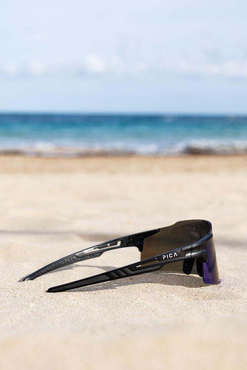 Okulary na rower TREZADO PICA ORRU fotochromowe niebieskie 5/7