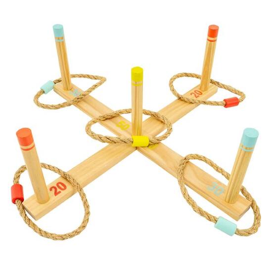 Jeu de lancer anneaux bois FSC®