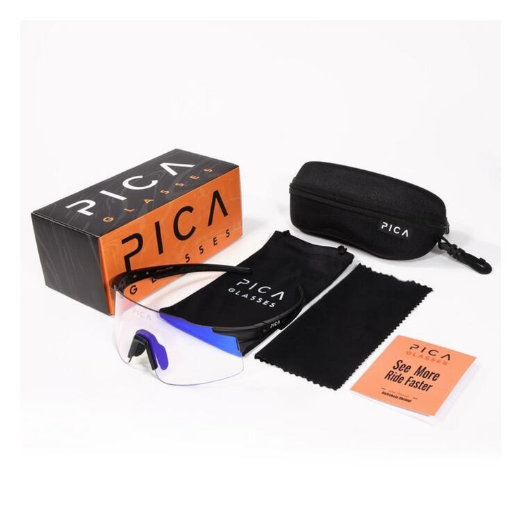 Okulary na rower TREZADO PICA ORRU fotochromowe niebieskie 3/7