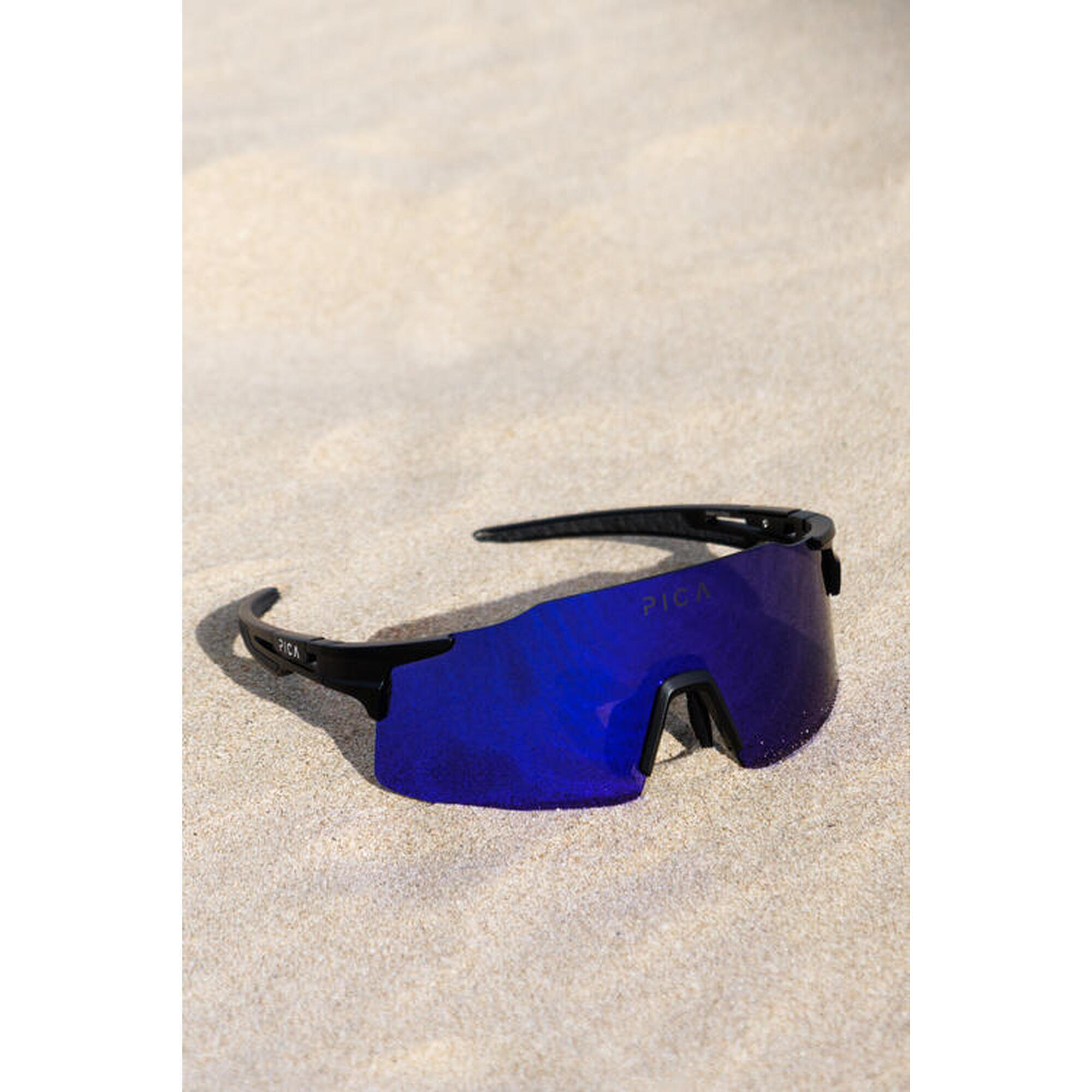 Okulary na rower TREZADO PICA ORRU fotochromowe niebieskie