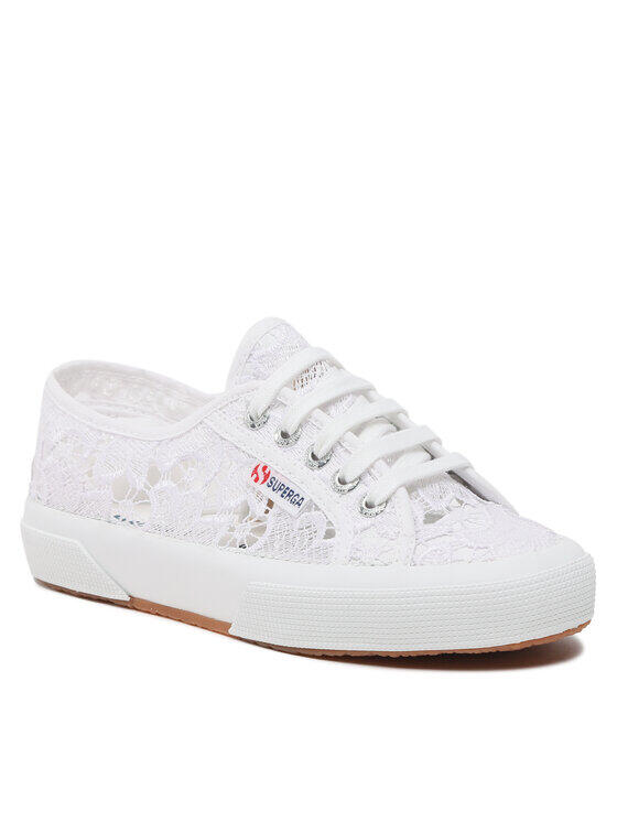 Superga - 2750 macramé blanc S81219W 2750 900 1/2