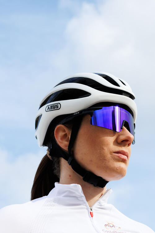 Okulary na rower TREZADO PICA ORRU fotochromowe niebieskie 7/7