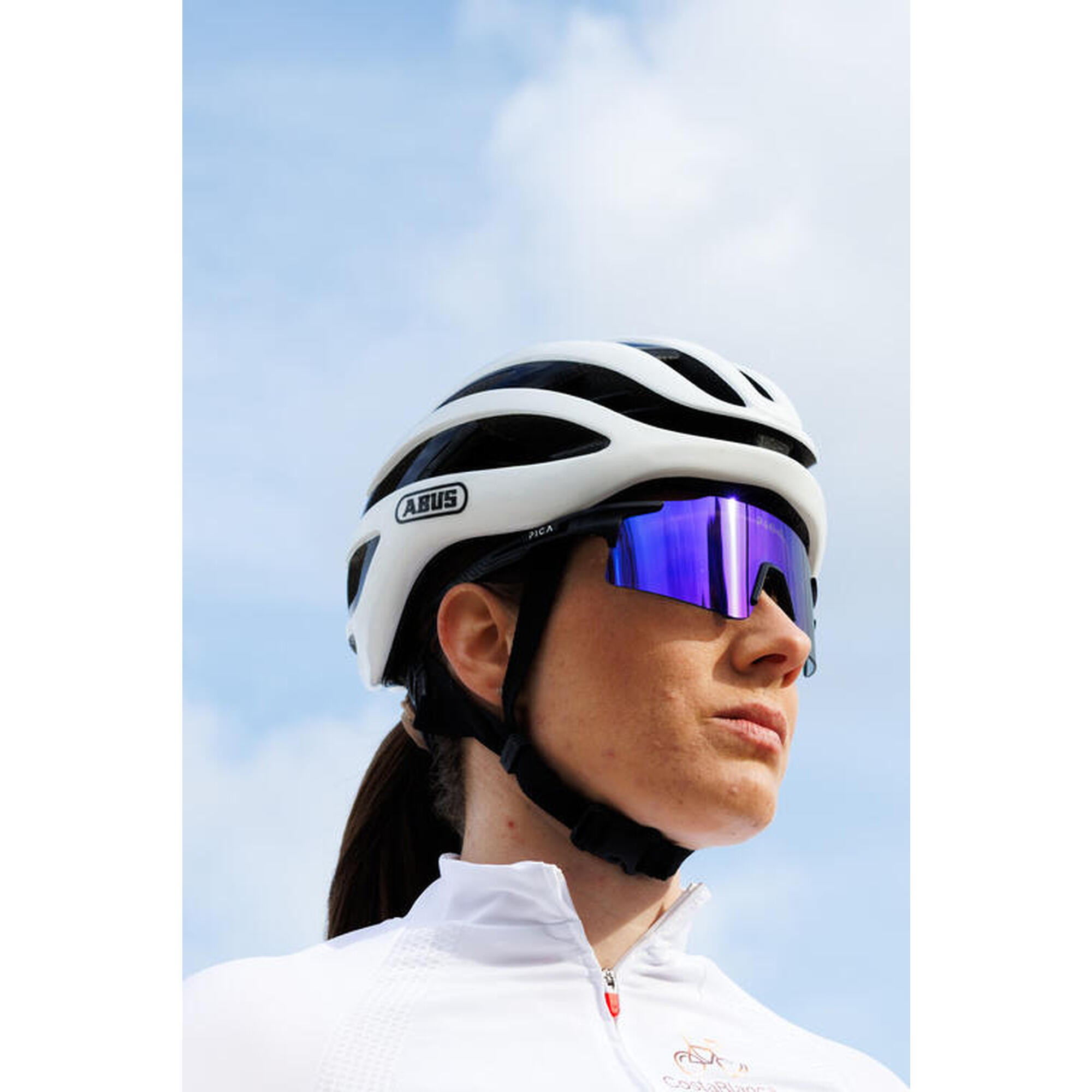Okulary na rower TREZADO PICA ORRU fotochromowe niebieskie