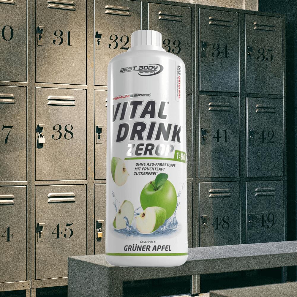 Best Body Nutrition Vital Drink Zerop (1000ml) Green Apple - Intra 2/3