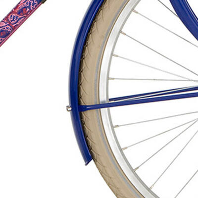 Alpina spatbordset 24 inch tingle reflex blue.