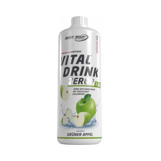 Best Body Nutrition Vital Drink Zerop (1000ml) Green Apple - Intra