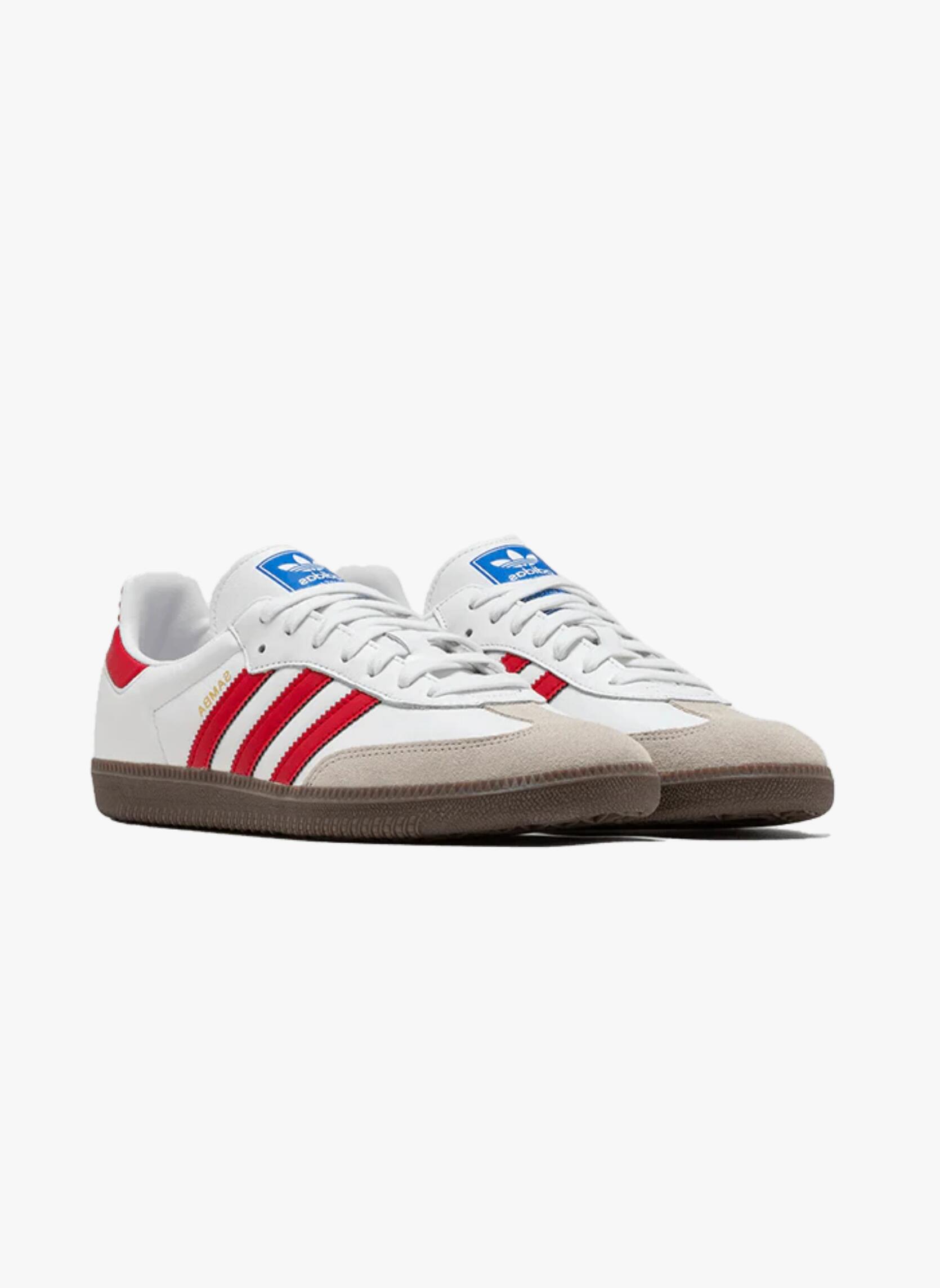 Adidas Samba OG White Red 4/5