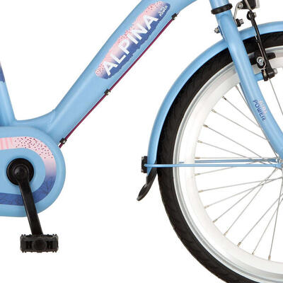 Alpina spatbordset 20 inch alaska blauw matt