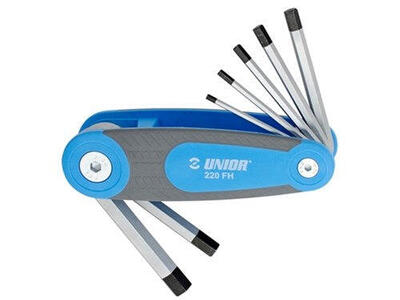 Unior zakmes inbussleutelset 2,5–10 mm werkplaats