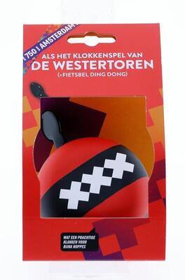 Busch müller fietsbel ding-dong 80mm: klokkenspel van de westertoren