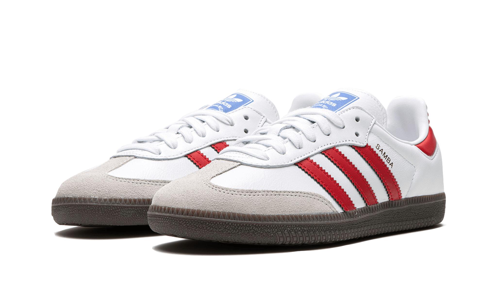Adidas Samba OG White Red 2/5