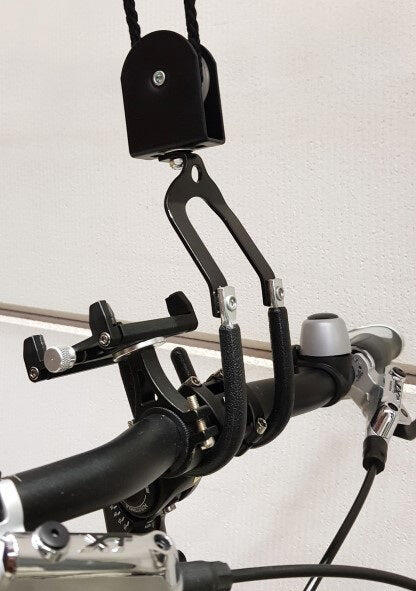 BUGLO Superlifter Fietslift 57kg Staal Zwart 11-delig - Ruimtebesparend