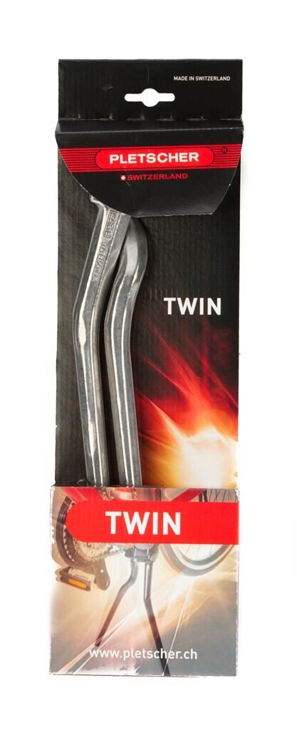 ESGE Support Double en Aluminium Argent pour Vélos 2/2